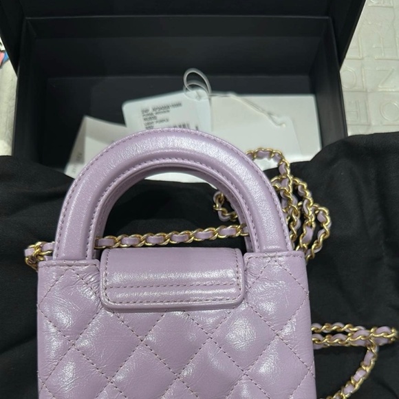 Chanel Mini Nano Kelly in Lilac - Picture 3 of 3